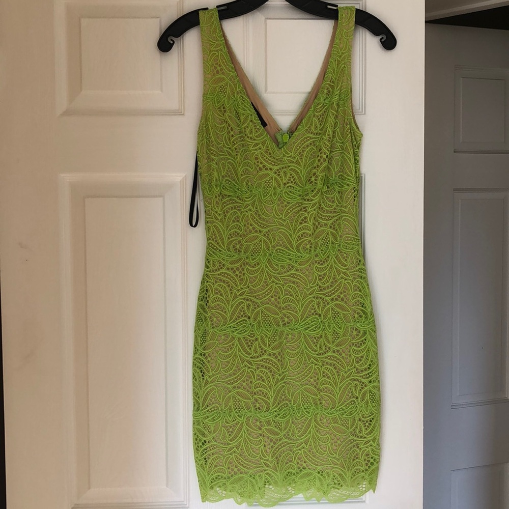 Bebe Lime Green Dress